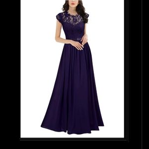 NWT Miusol Purple Evening Gown